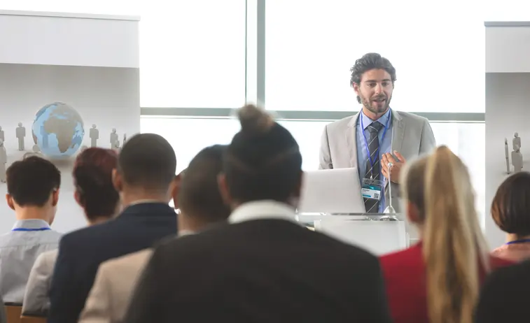 the purpose of conducting business